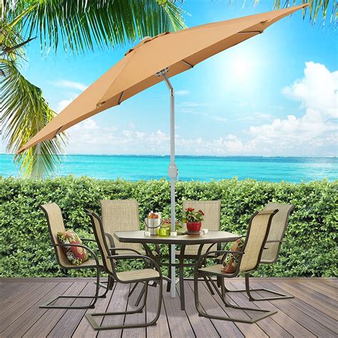 aluminum not fabric retractable umbrella|best patio umbrellas.